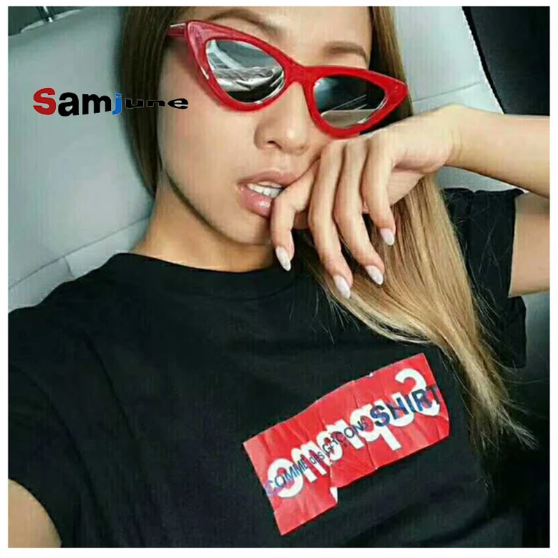 Новинка 2017 сексуальные элегантные солнцезащитные очки кошачий глаз цветочные