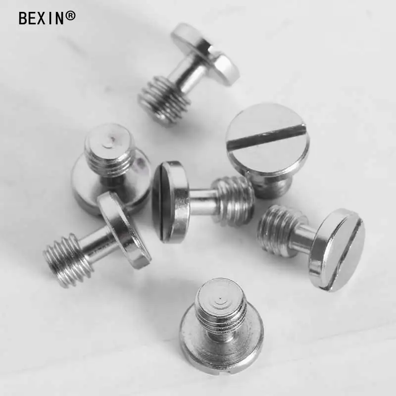 2pcs LS016 3/8" UNC iron camera screw with Slotted Drives for tripod monopod ball head quick release plate Arca Swiss | Электроника