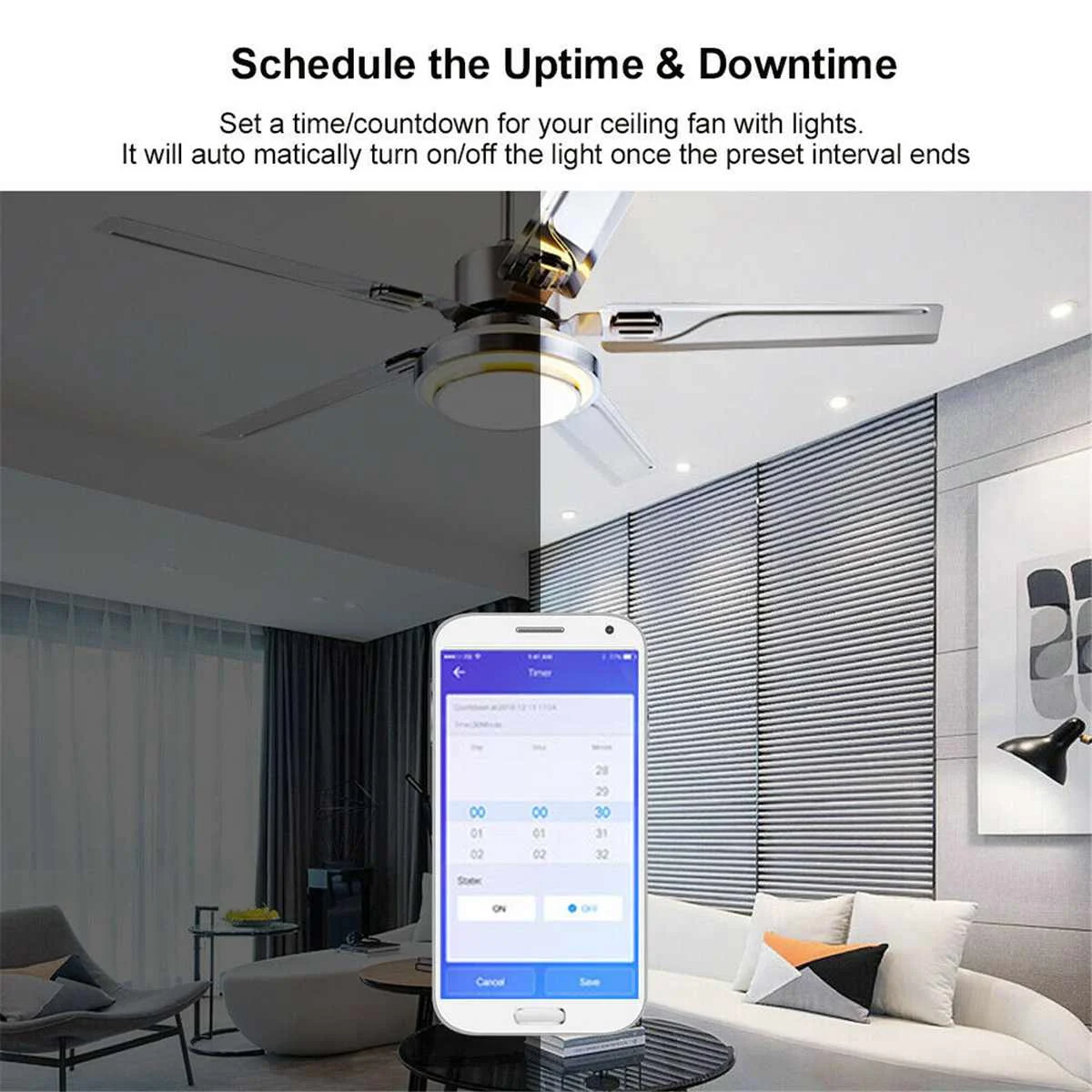 SONOFF IFan03 WiFi потолочный вентилятор Умный дом свет управление Лер с RM433 RF пульт дистанционного управления Лер приложение дистанционное управление вкл/выкл управление