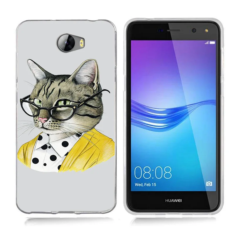 Для Huawei P9 Lite/P8 Lite/P10 Lite Y5 ii Y5ii чехол/5A LYO-L21/Y6 II чехол из мягкого ТПУ силикона Fundas