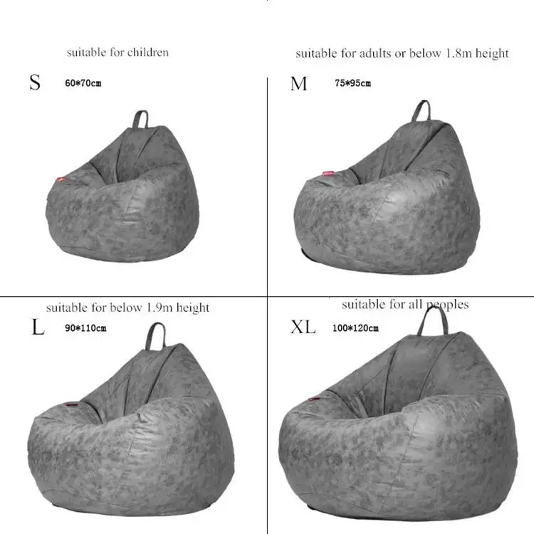 Технология ткань Bean Bag чехол Мода Pouf Beanbag кресло без наполнителя гостиная спальня диван кровать ленивый Повседневный мягкий диван татами