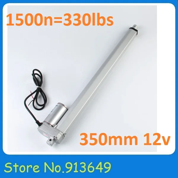 Электрический линейный привод 350 мм 12 В постоянного тока солнечный трекер 1500N = 150