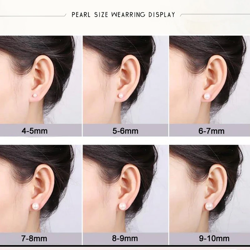 Подлинная пресной воды белый жемчуг серьги для маленьких девочек жемчужные