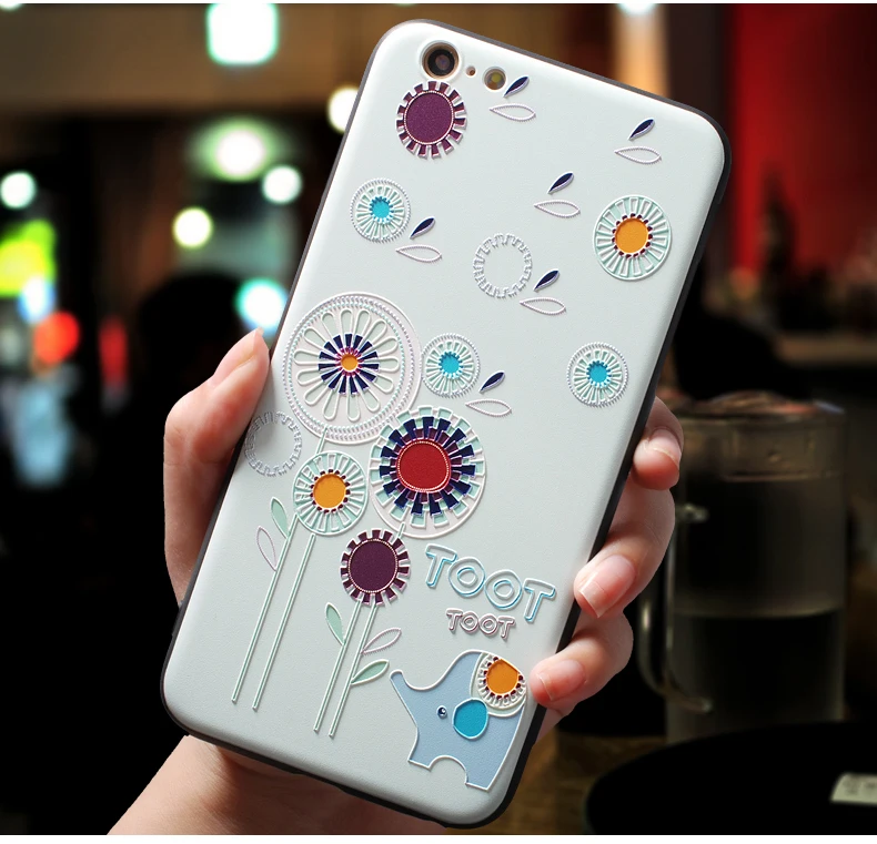 Милый 3D чехол для телефона с цветами для iphone X 8 7 6 6S Plus 11 Pro Max чехол s Чехол для iphone 5 5S SE 6 s XR XS Max 7plus чехол Coque