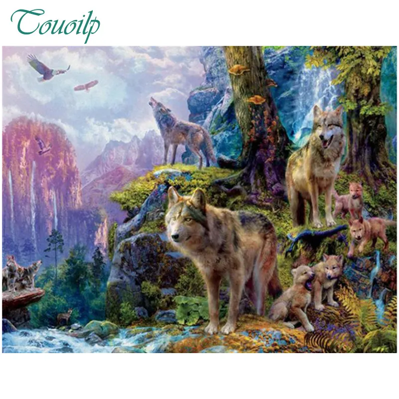 Алмазная 5D Вышивка с животными полноразмерная картина сделай сам изображением