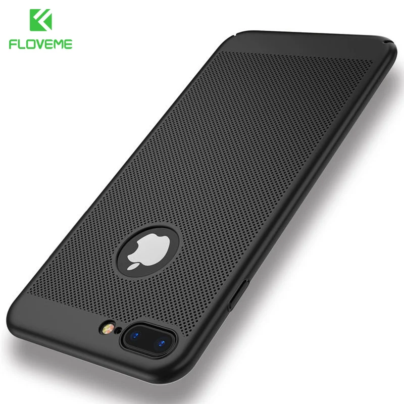 Floveme Роскошные теплостойкость чехол для iPhone 5s 5 SE, чехол на айфон 6 6s 7 Plus X 10 Сумки и чехлы Обложка для мобильных телефонов Красная черная мужская леди с отверстием для логотипа - Цвет: Mysterious Black