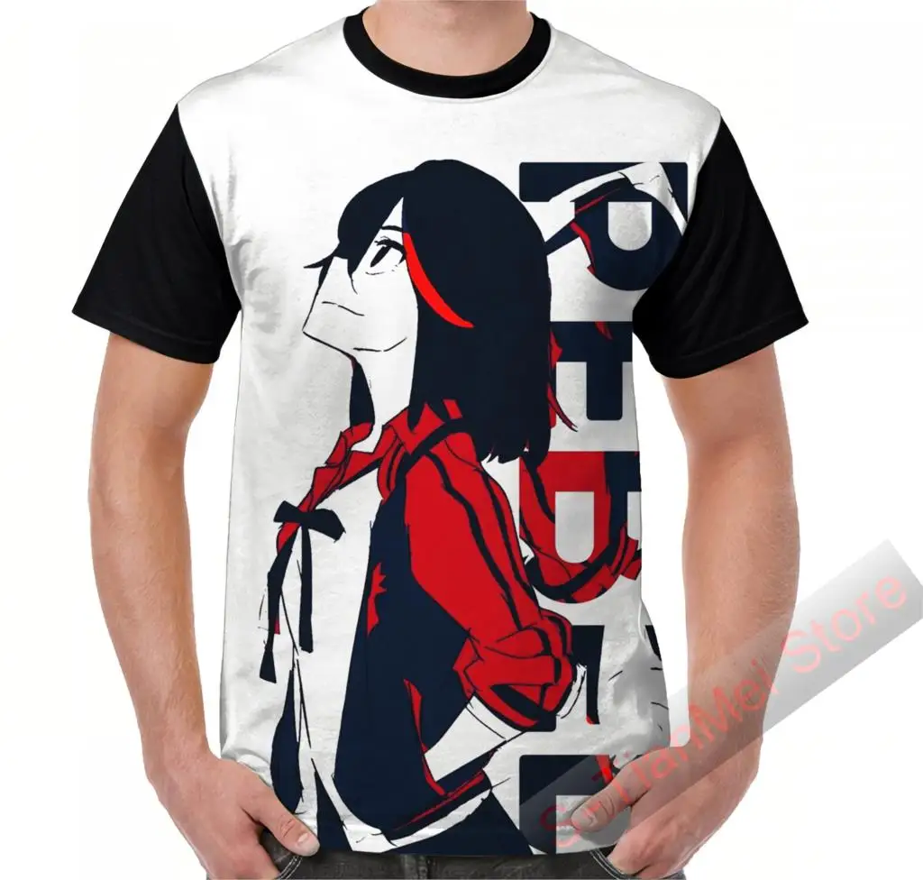 Летняя футболка с графическим рисунком мужские топы футболки Kill la - Rebel Ryuko