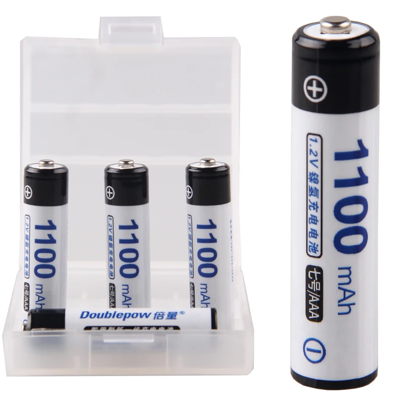 Самая низкая цена 6 шт ААА батареи 1 2 v перезаряжаемые 1100 mAh nimh батарея для