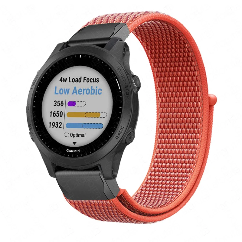 Laforuta ремешок для Garmin Fenix 5X 5 5S Plus 3 3HR D2 S60 часы 26 20 мм быстросъемный нейлон Easyfit