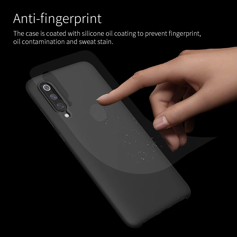 Nillkin Soft Case for Xiaomi Mi 9 and Explorer Smooth Liquid Silicone Cell Phone Gel Rubber Back Cover |