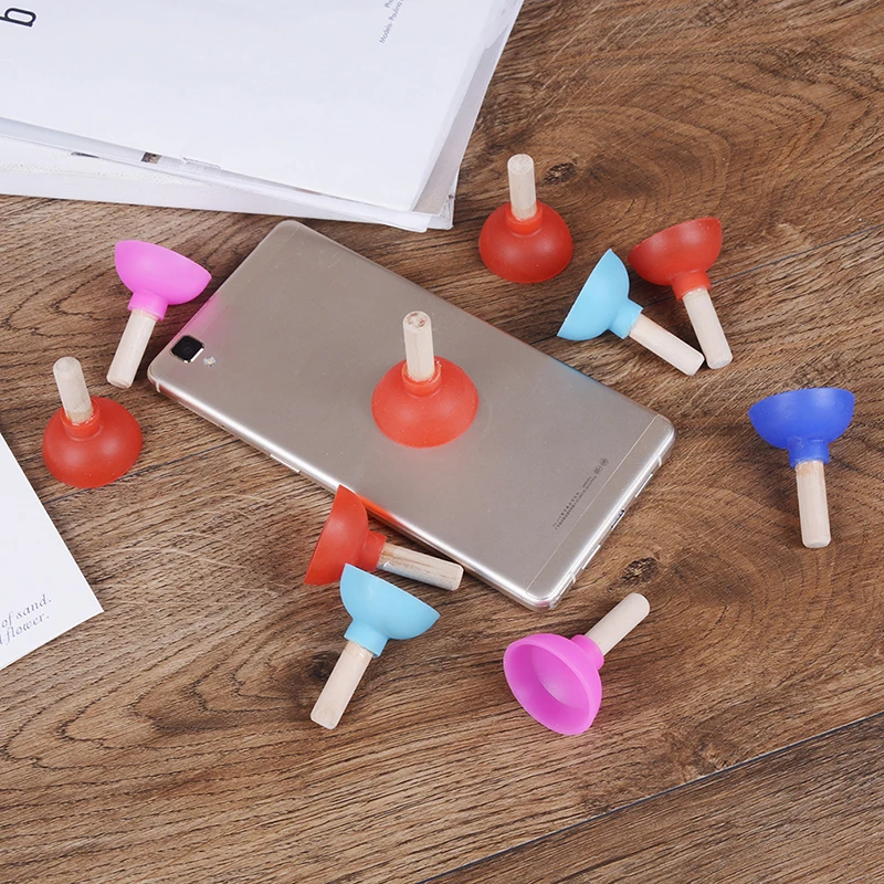 Новинка 2 шт. Забавный мини-держатель для телефона на присоске туалета игрушки