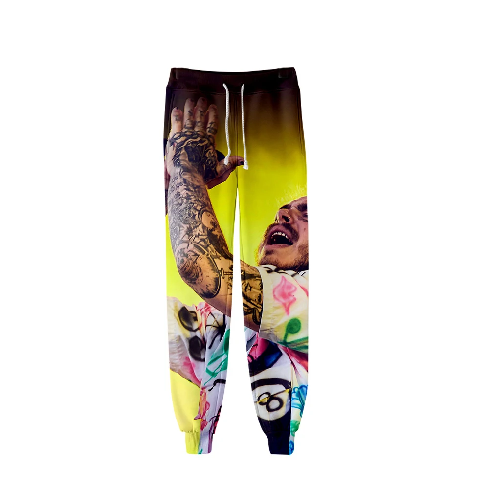 Post Malone Pants men Hip Hop Trousers Kpop Leisure HIP HOP Casual High Quality Warm Slim | Мужская одежда