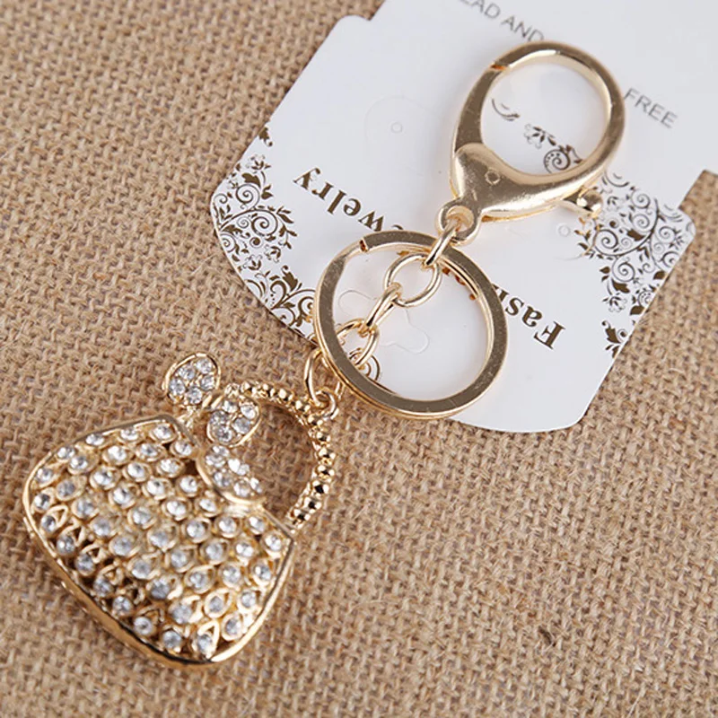 Новинка стразы брелок в форме сумочки кристалл кошелек сумка Женская сумочка