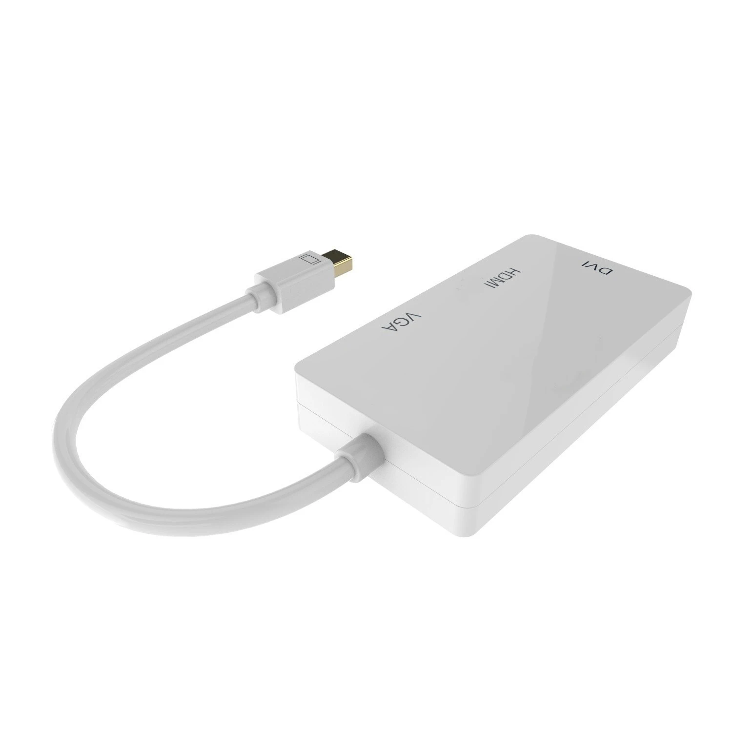 MLLES 3 In 1 Thunderbolt Mini Display Port MINI DP Male To HDMI VGA DVI Female Adapter Converter Cable For MacBook Air Pro | Компьютеры и
