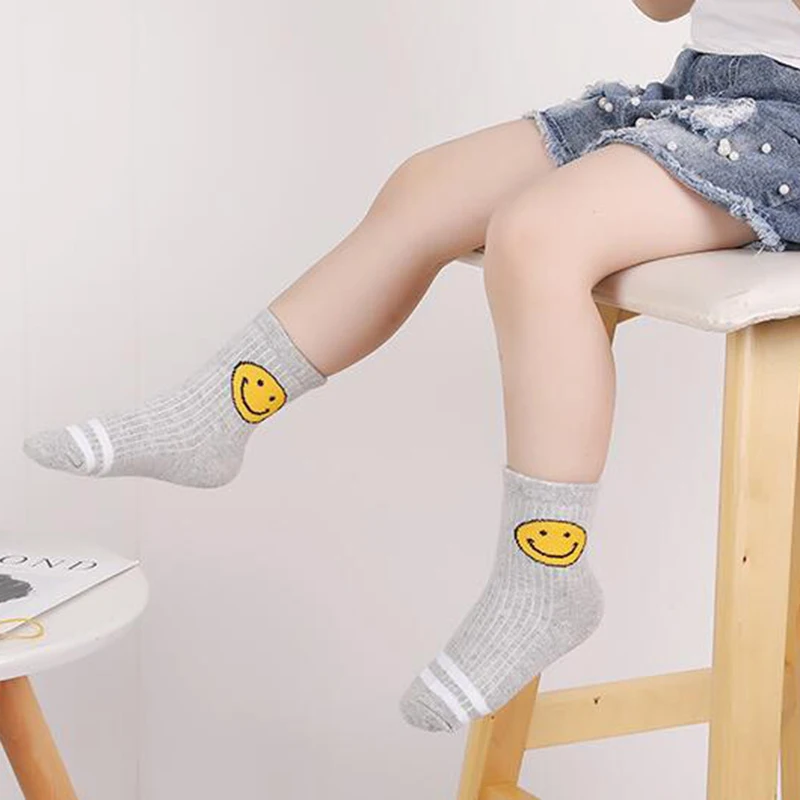 5 пара/лот Модная одежда для детей Детская Мода Носки мальчика девочки дети осень