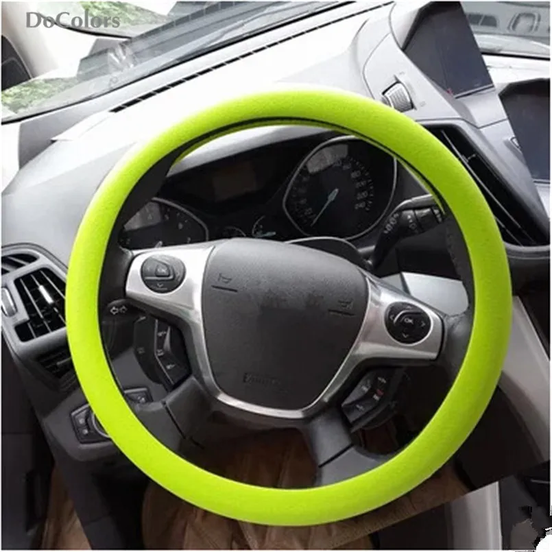 DoColors автомобильный силиконовый чехол на руль для Ford Focus Fusion Escort Kuga Ecosport Fiesta Falcon