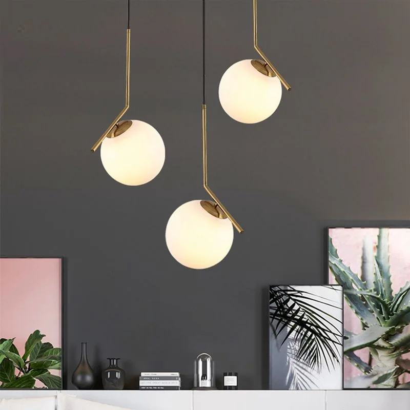 

Glass Ball Pendant Lights LED Kitchen Lights LED lamp Bedside Hanging Lamp Ceiling Lamps Lighting Fixtures Bedroom Living Room