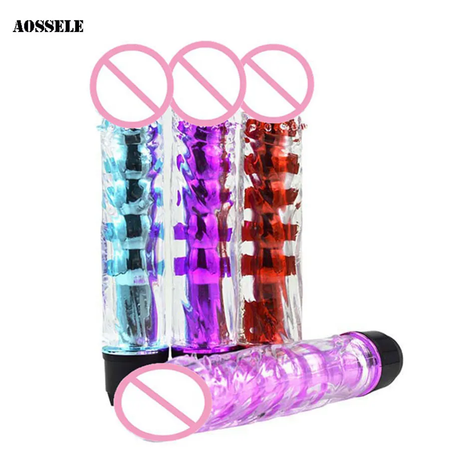 Многоскоростной вибратор для точки G Желейный фаллоимитатор женский