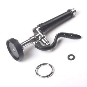 Серебристый распылитель Pre краску, детали Коммерческая кухонный кран, хромированные Готовые Аксессуары Pre-краску, кран, распылитель с распылителем