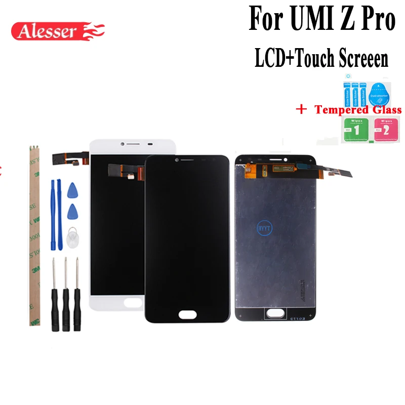 Alesser для UMI umidigi Z ЖК дисплей Дисплей и сенсорный экран в сборе запасные части