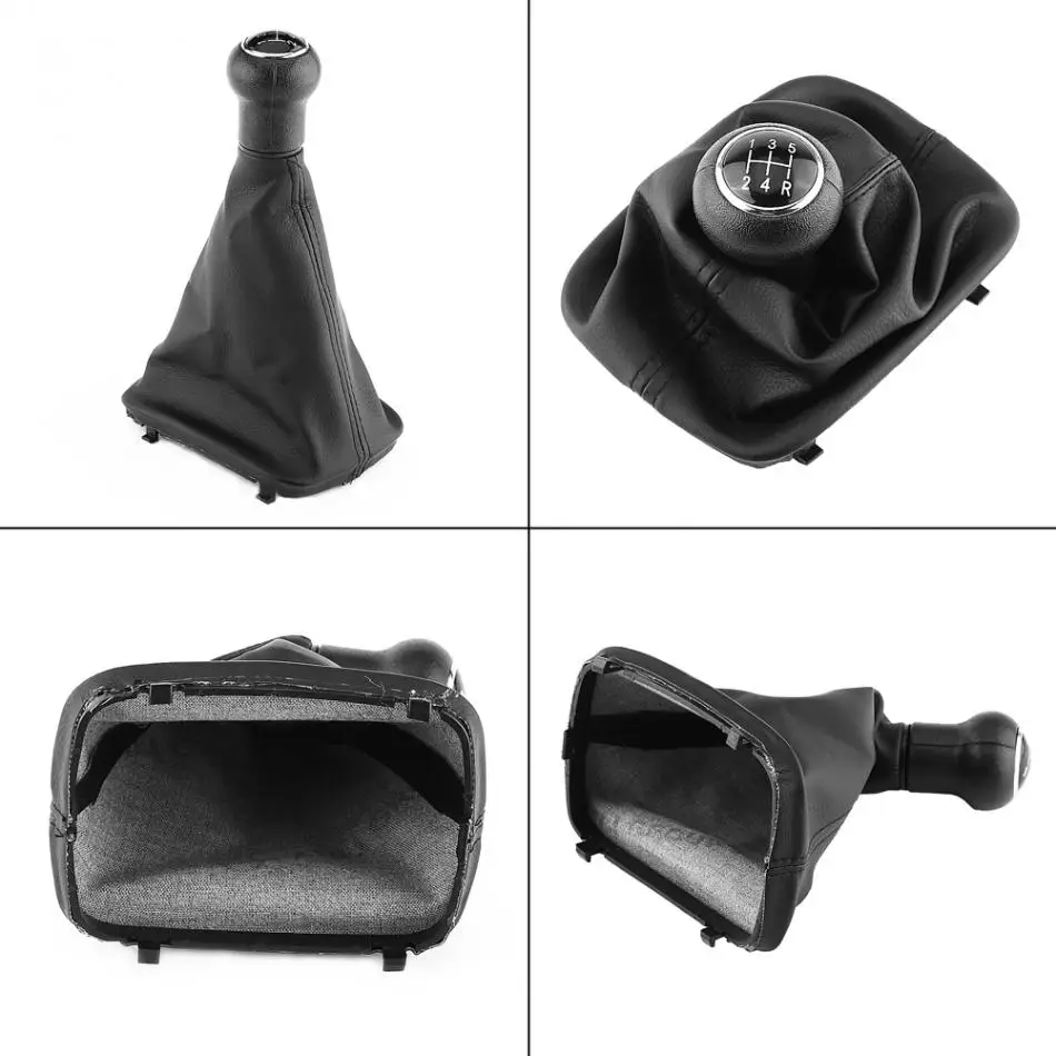 5 скоростей Ручка Переключения рулевого механизма автомобиля Gearstick Gaiter Boot Kit для