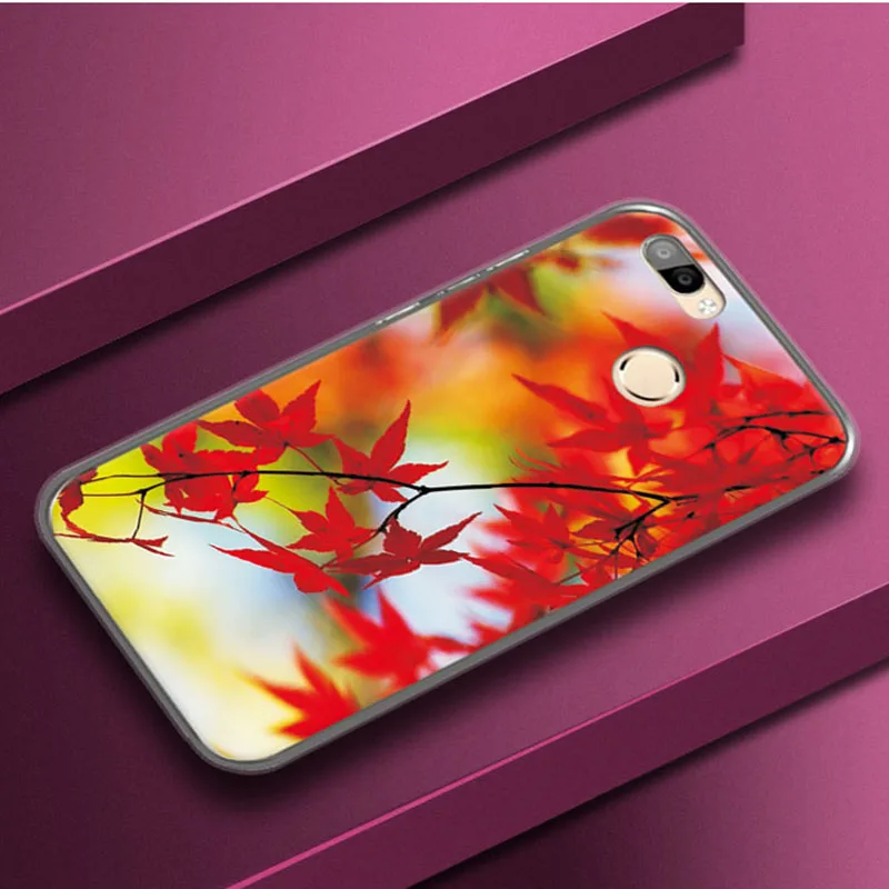 Exotic Natural Landscape Soft TPU Phone Case For Oukitel U22 Back Cover Silicone U 22 Flowers 5.5&quot Inch Coque |