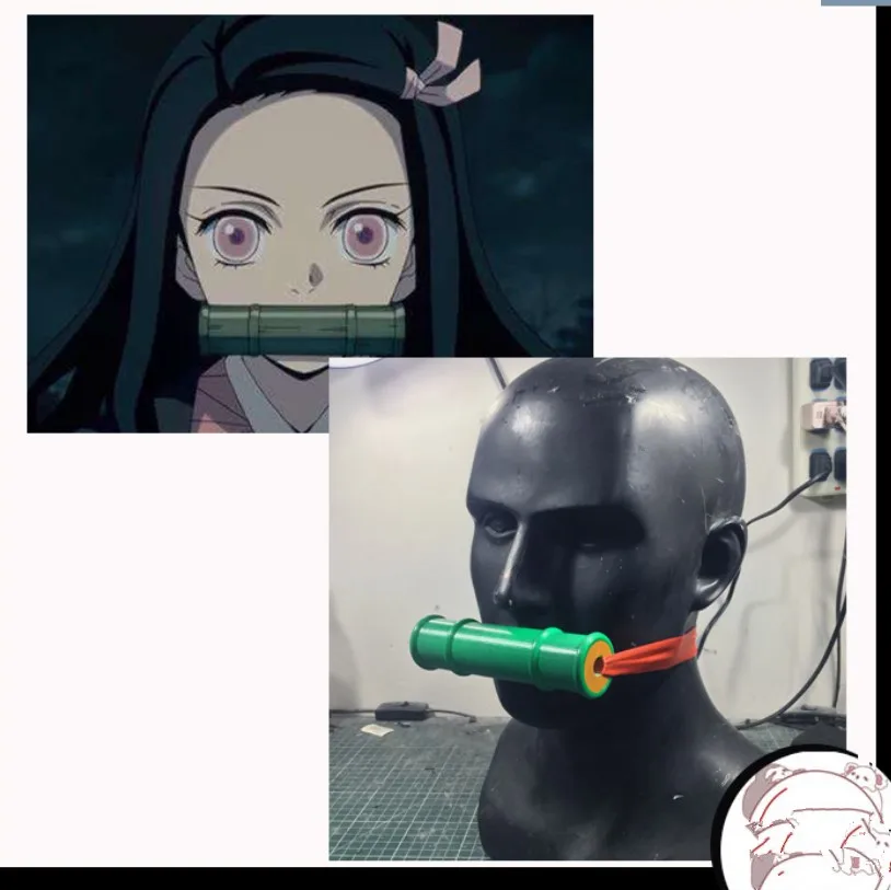 Demon Slayer: Kimetsu no Yaiba Kamado Nezuko бамбуковая трубка для фанатов девушек друзей Подарочная