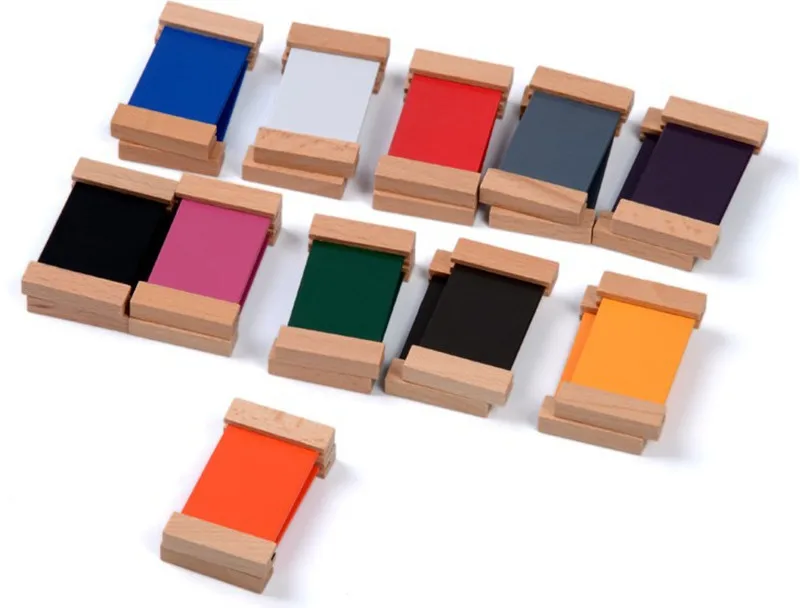 

Baby Toy Montessori Color Tablet Educational Early Childhood Education Preschool Training Kids