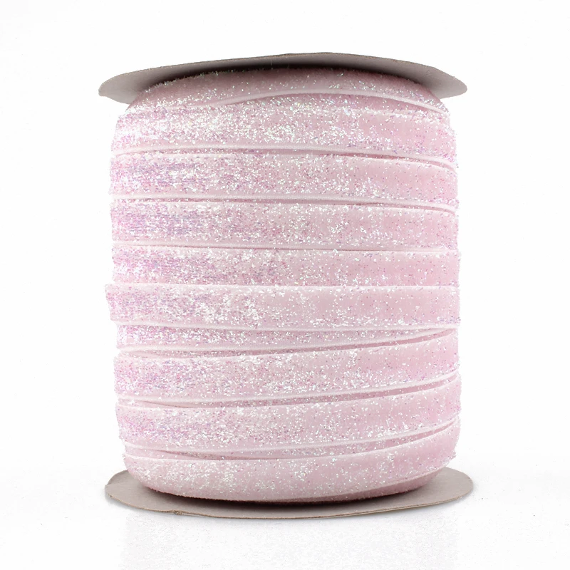 Эластичные блестящие бархатные Ленточные украшения эластичная лента