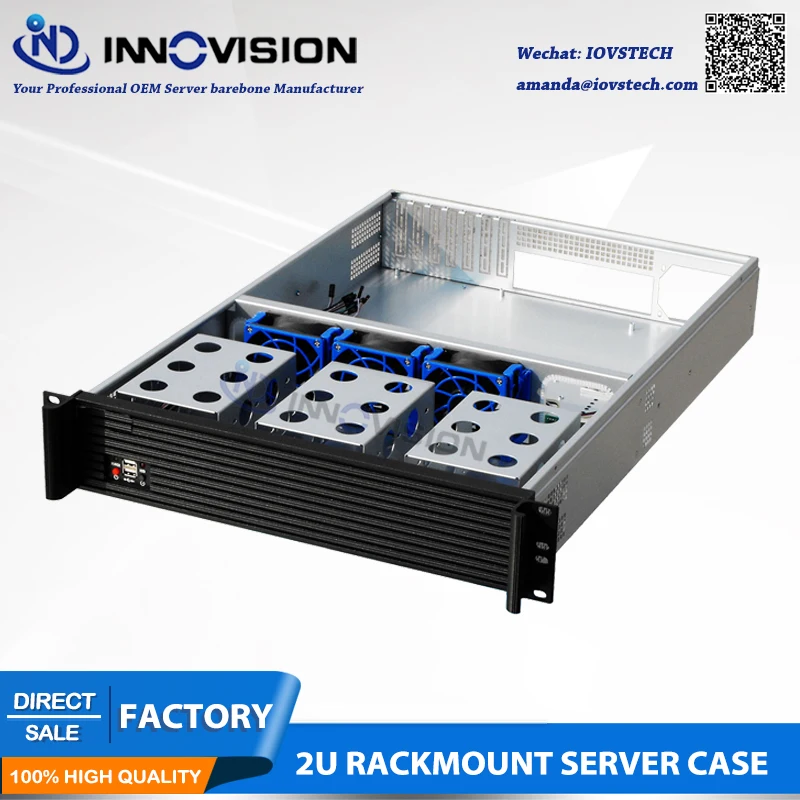 Elegant 2U rackmount chassis RC2650L rack server case L=650MM