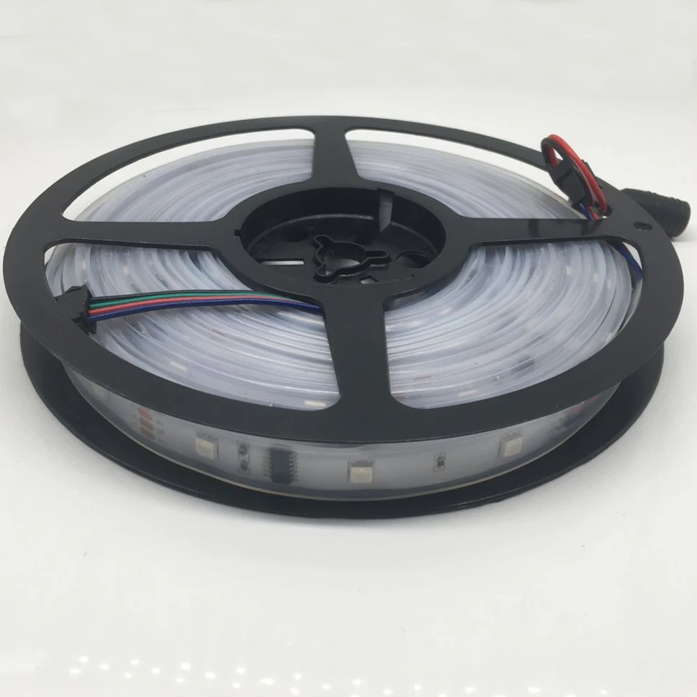 5m RGB Мечта Магия Светодиодные ленты DC12V 6803 IC IP67 водонепроницаемый 5050 SMD 150LED гибкий