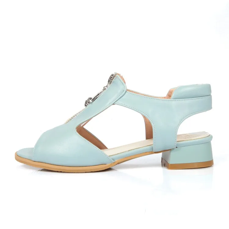 Женские босоножки на низком каблуке 0 3 см с открытым носком|summer shoes|sandalias mujersapato