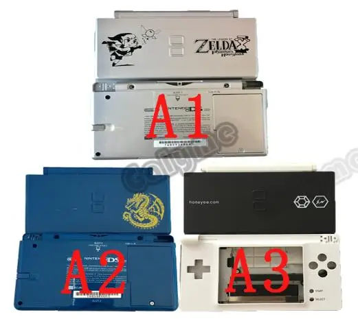mix 2 шт./партия, горячая Распродажа, выбор, Ремонтный корпус для Ds Lite DSL nindondsl, мультяшная аниме крышка-задняя панель с логотипом, консоль для мальчика, ручной с кнопками - Цвет: mix