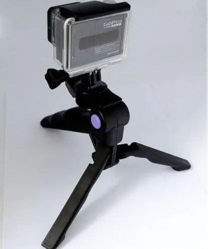 Настольный портативный складной мини штатив 2 в 1 + ручка для камеры SJ4000 Go Pro Hero 4 3