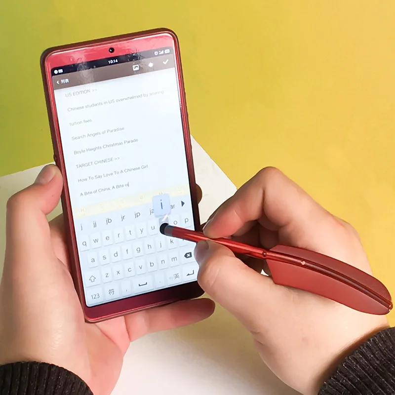 Новый пуховый закрытый конденсаторная ручка Ipad Tablet Phone Stylus конденсаторный