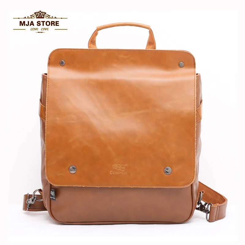 Три цветов унисекс походы искусственная кожа рюкзаки школьные сумки для