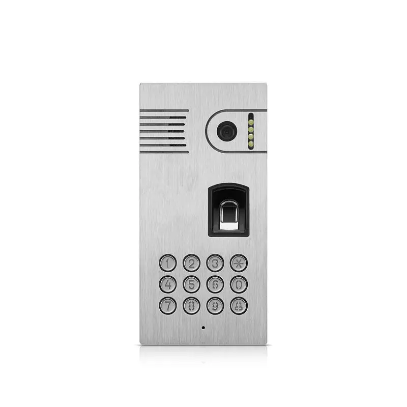 Yobangбезопасности офис Домашний защитный отпечаток пальца код RFID 4,3 дюймов наблюдения видео телефон двери видеопереговорное устройство камера - Цвет: D KIT
