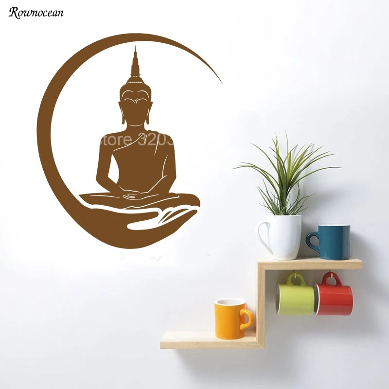 Индийский Будда Наклейка на стену Ганеш виниловая наклейка домашний декор для