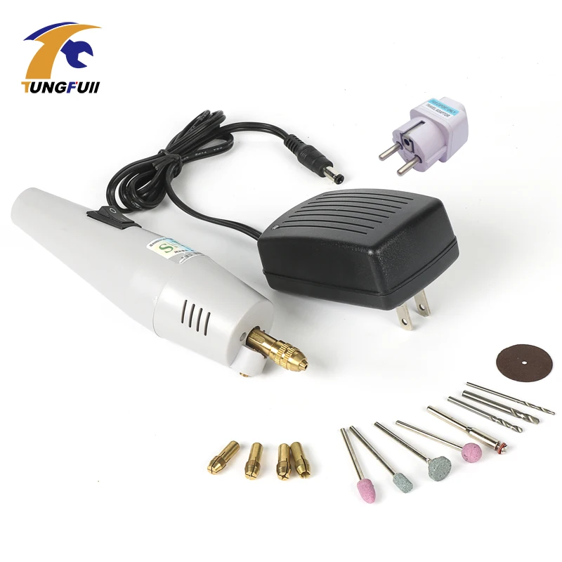 TUNGFULL мини гравер дрель набор Grinder Kit микро электрическая машина маникюр ручная