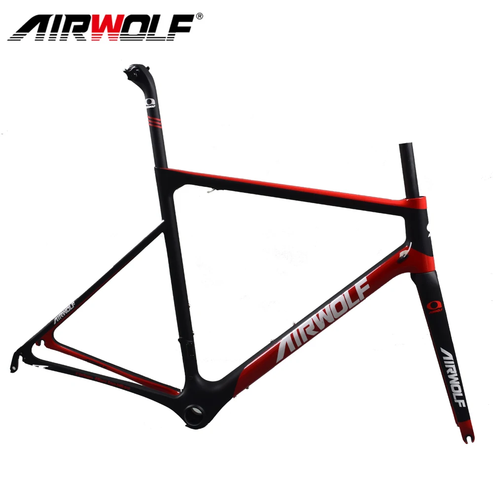 Airwolf Сверхлегкий углерод дорожный каркас полный Toray T1000 bicicleta карбоновая рама с