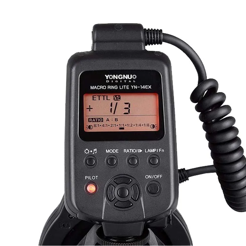 Yongnuo TTL макро кольцо вспышка освещение YN-14EX для камер Canon как MR-14EX | Электроника