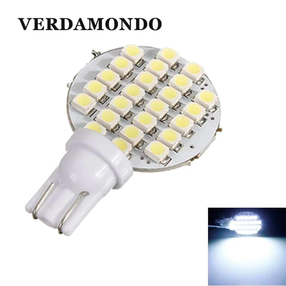 1 шт. T10 W5W SMD светильник ПА s 3528 1210 24 автомобильная светодиодная лампа указателя