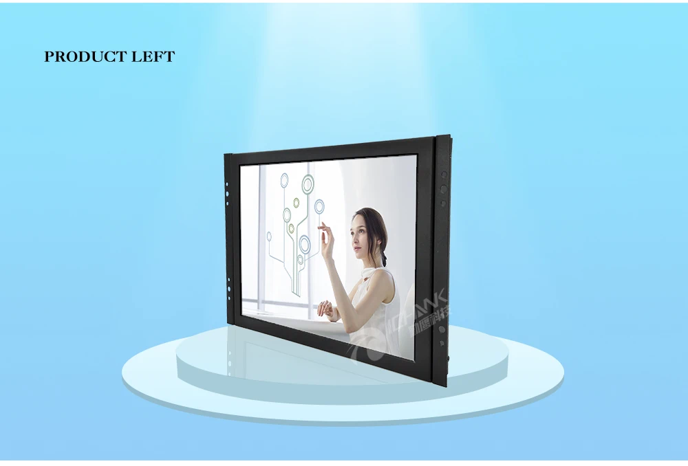 ZK100TC-V59/10 дюймов 800x600 HDMI VGA металлический чехол Встроенный Открытый каркас настенный ПК промышленный сенсорный монитор ЖК-экран дисплей