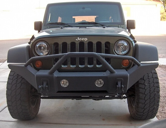 Передний бампер для Jeep JK Wrangler черное покрытие сверхпрочный новый передний