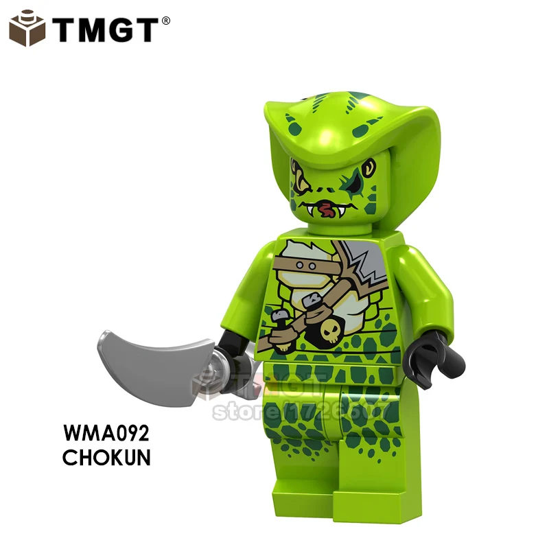 A092 Akita Ninja Blocks Char Archer Warrior GARMADON Swordsman Nya Zane Джей Коул Pyro строительные блоки Коллекция игрушек детские подарки - Цвет: A092