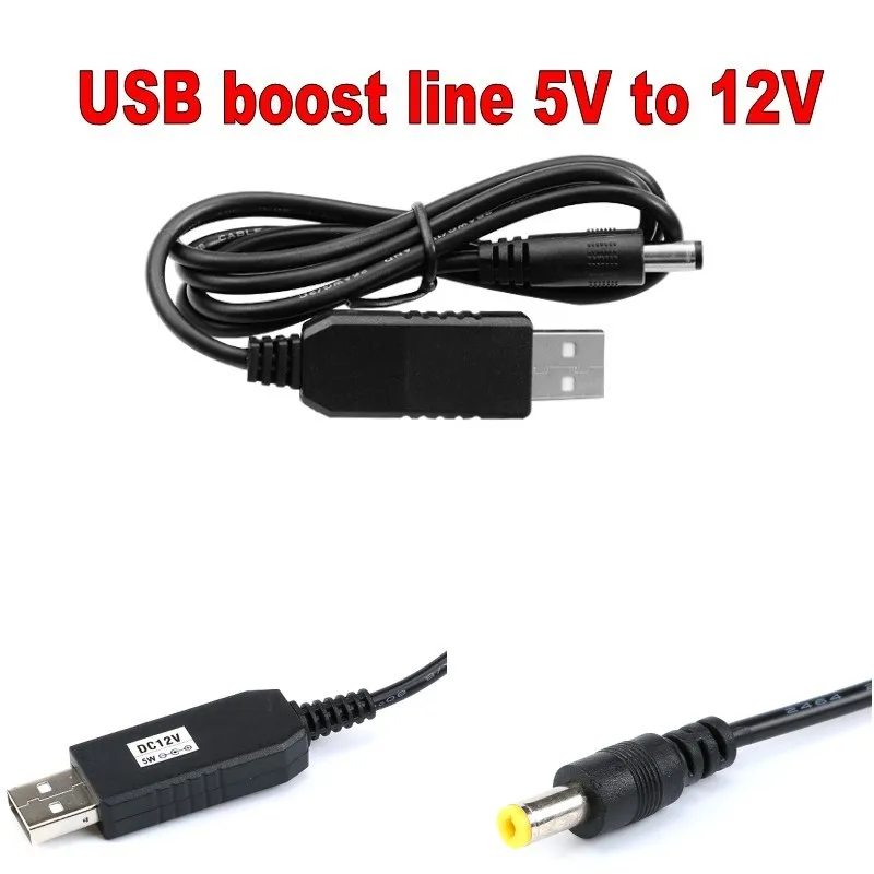 USB DC 5V к 12V модуль повышающего кабеля силовой Повышающий Модуль преобразователя