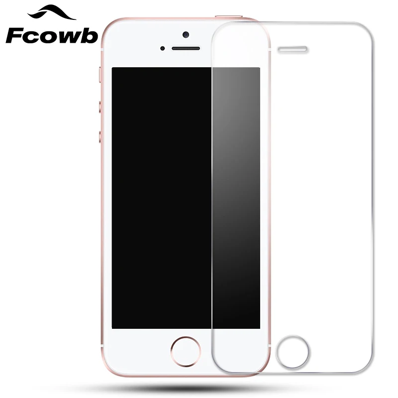 Закаленное стекло FCOWB для iphone 6 6S Plus защитное с защитой 0 26 мм 9H | Мобильные телефоны