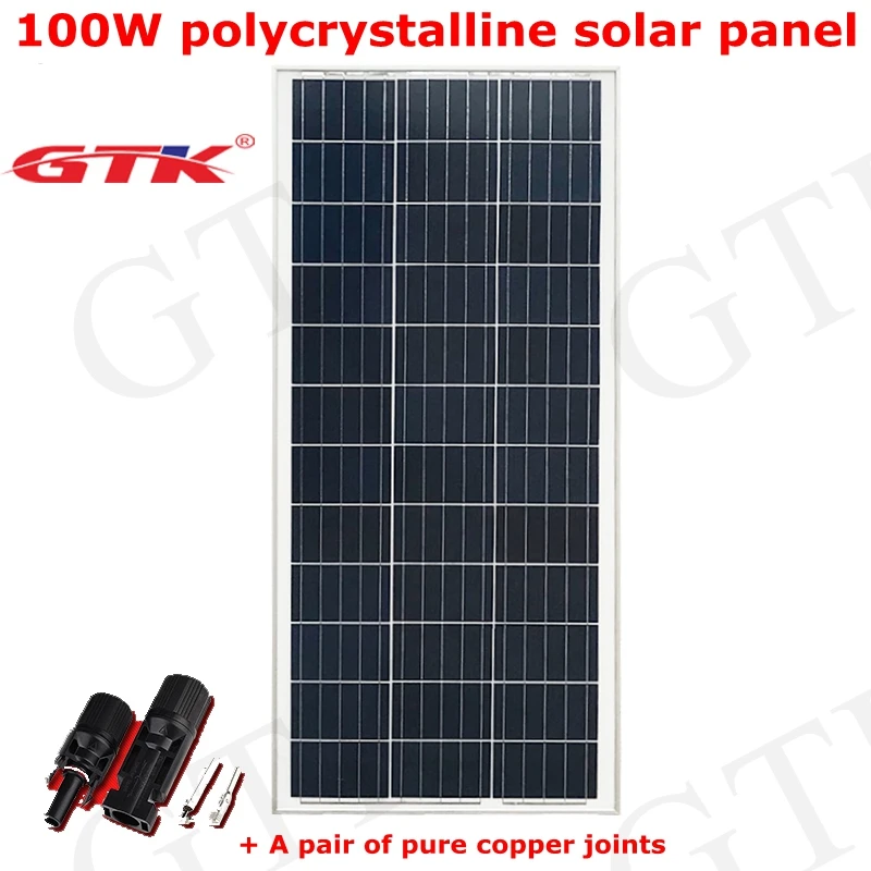 1 шт 100W 12V Панели солнечные гибкий 100w электроэнергии Панель Фотоэлектрические