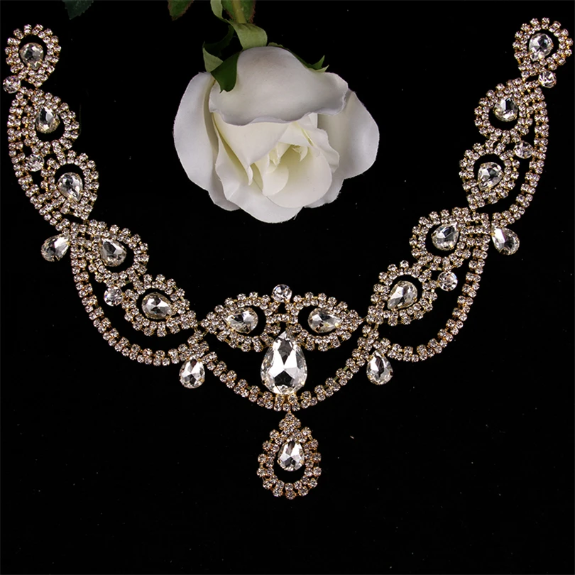 Cusack Bling V Necklace декольте хрустальные аксессуары для волос аппликации свадебных