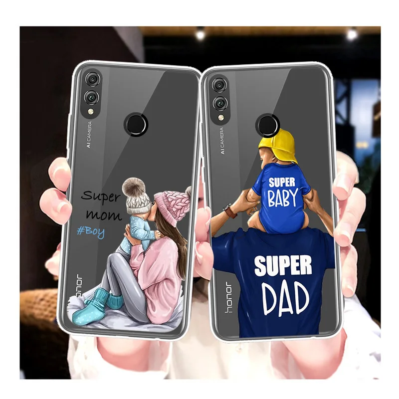 Милый чехол AnkinPro для малышей Huawei Honor 8X 8C Max 7X 7C 7A 6X 6A мягкий телефона супермодный